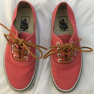 Vans authentic in Coral Color
