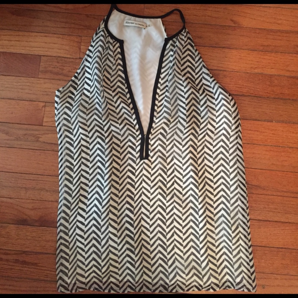 Rhyme Los Angeles Chevron top in Medium