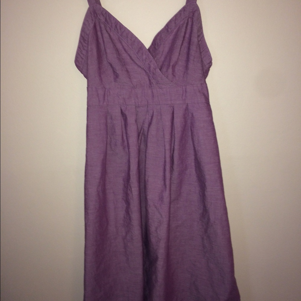 Violet Chambray Sundress