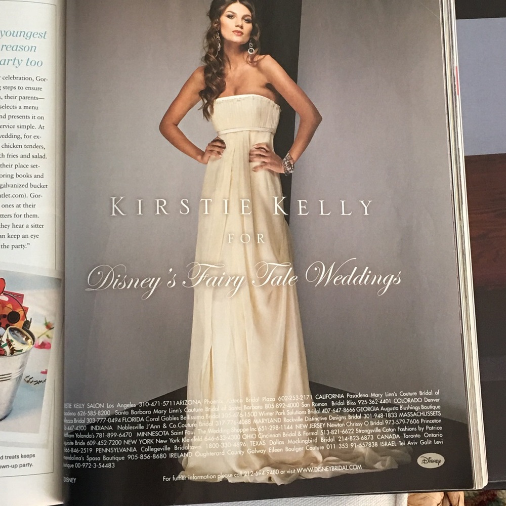 Kirstie Kelly for Disney's Fairy Tale Weddings