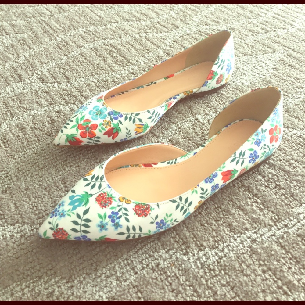 Audrey flats in Liberty® Edenham floral