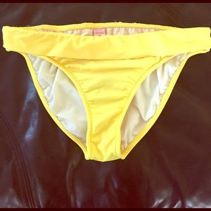 Yellow bikini bottom