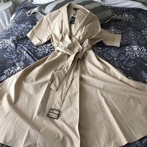 NWT Lord & Taylor Trench-Style Dress