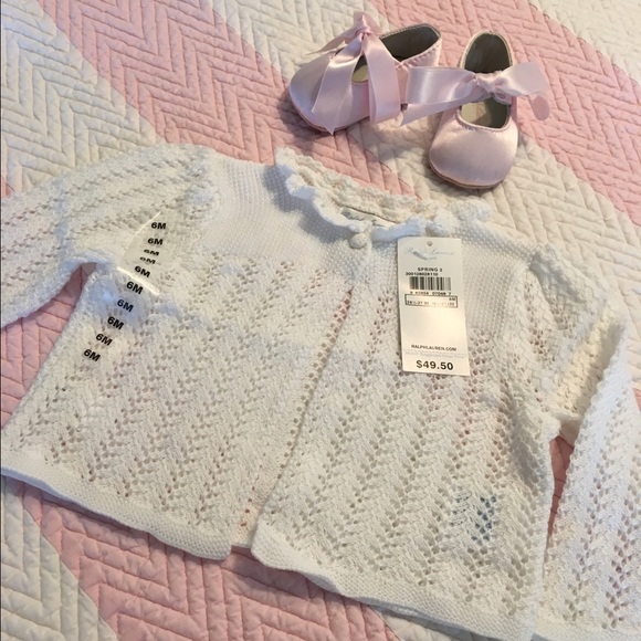 Ralph Lauren Other - Ralph Lauren Layette Baby Sweater
