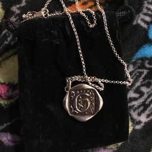 Letter "G" Monogram Necklace