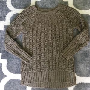Brown jegging sweater