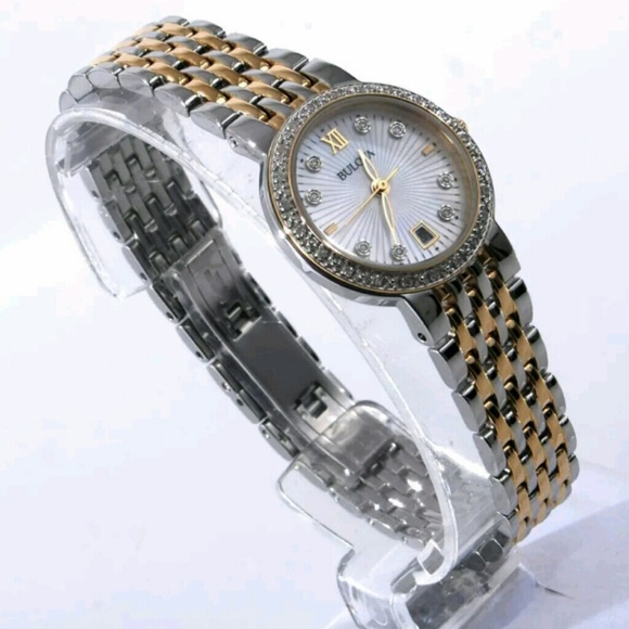 Big sale,NWT Bulova two tone diamond watch