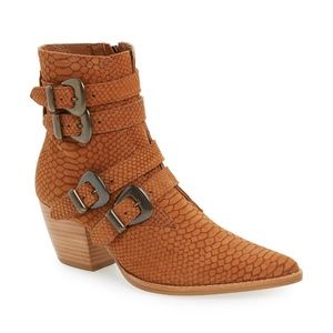 'Harvey' Embroidered Buckle Boot by Matisse