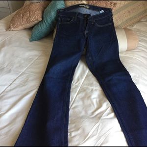 American eagle stretch skinny flare size 4 long