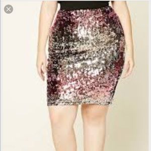 Sequin skirt