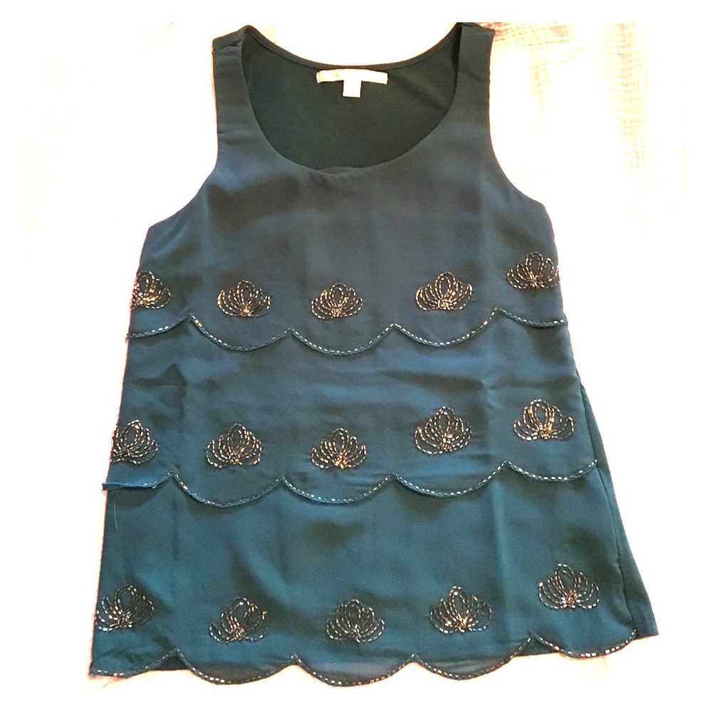 Embellished tank! LC by Lauren Conrad