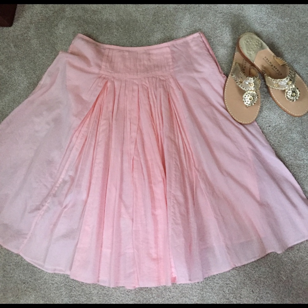 J. Crew full pink skirt 4