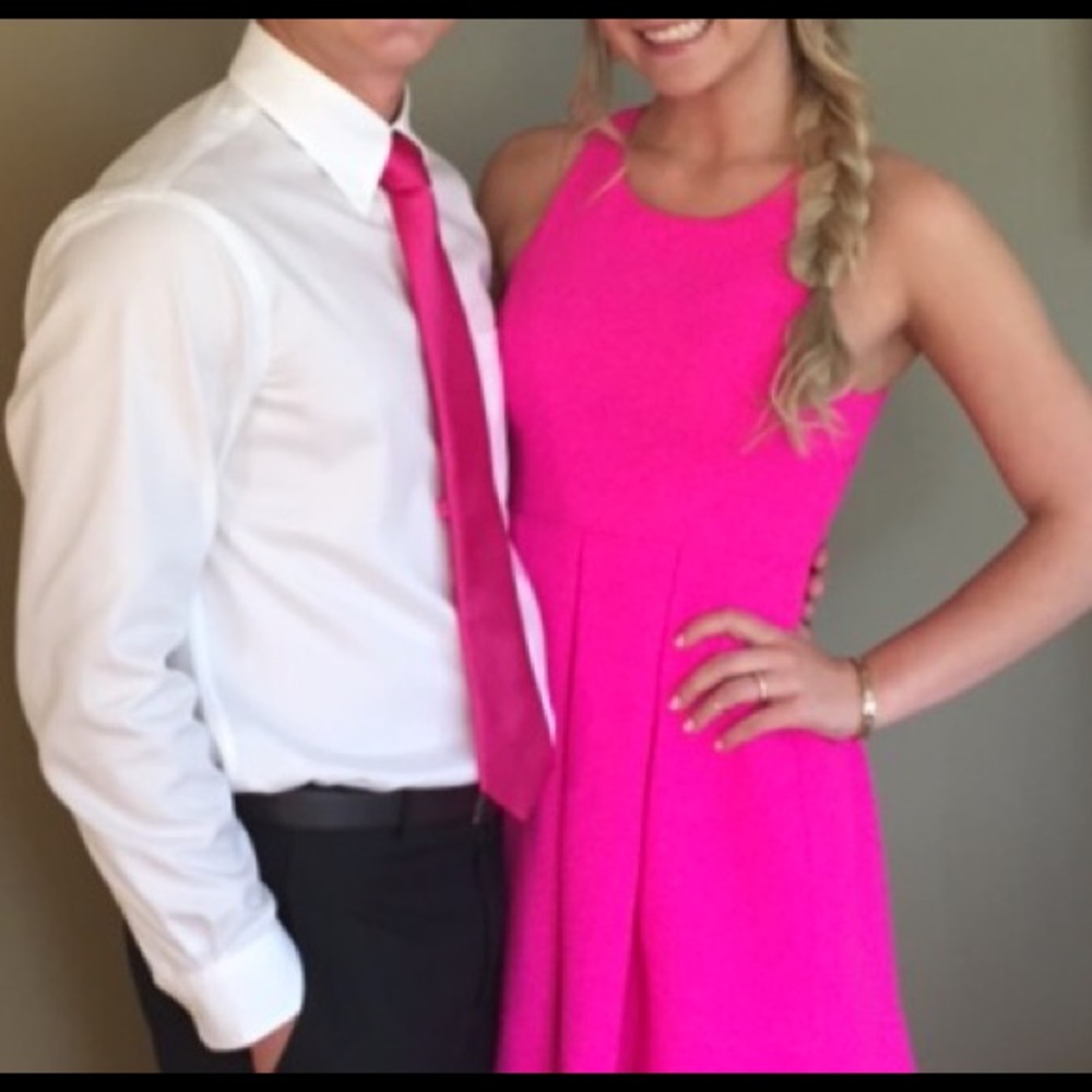 Lulu's Hot Pink Dress