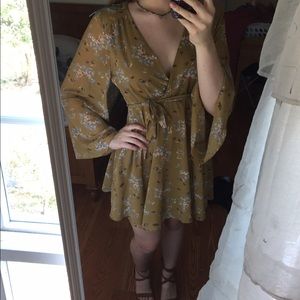 Free People Bell Sleeve Dress