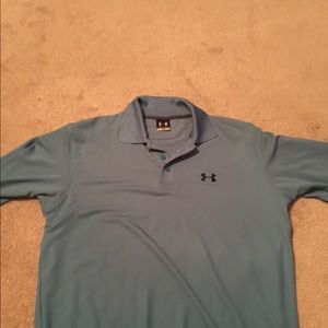 Blue Under Armour men's golf shirt! Worn lightly!