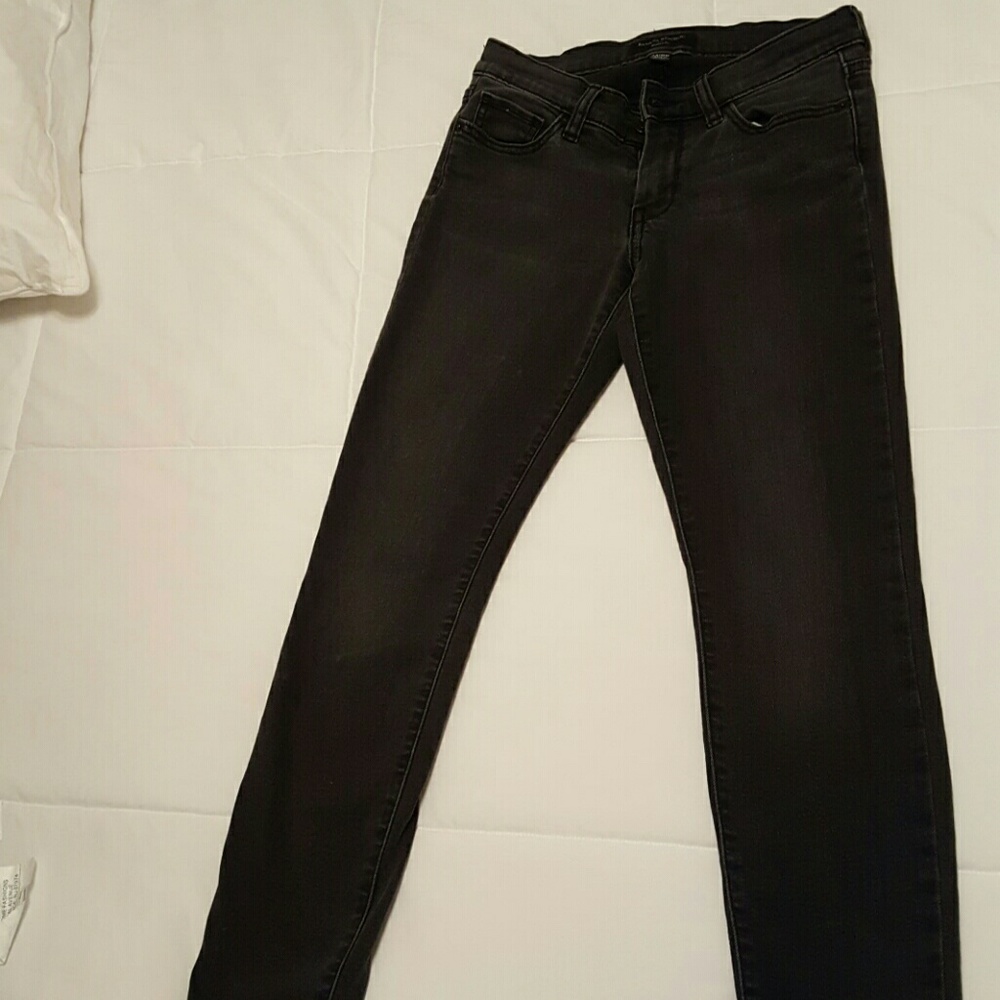 Dark grey skinny jeans