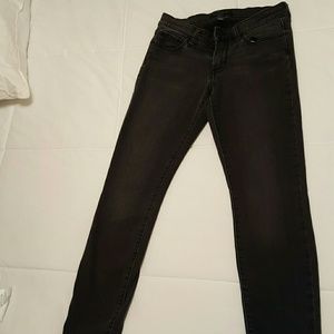 Dark grey skinny jeans