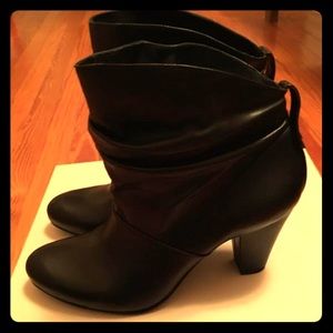 BCBG Black Ankle Boots