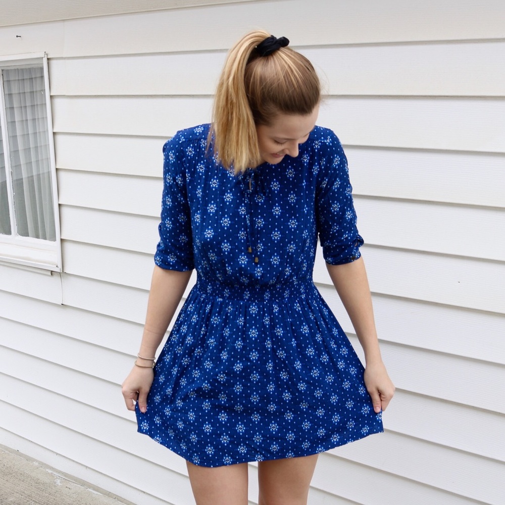 Rare Blue Forever 21 Dress