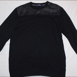 All black mens sweatshirt