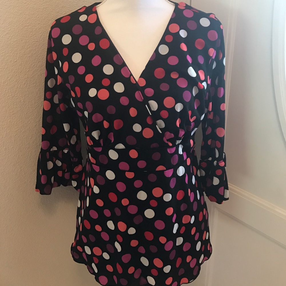 ❤️Style & Co. cute Polka Dot Shirt size L