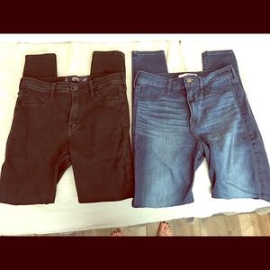 SOLD. Hollister High Waisted Skinny Jean Bundle