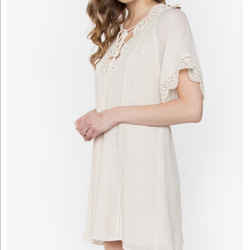 Adelia Lace Up Dress