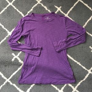 Patagonia purple long sleeve shirt