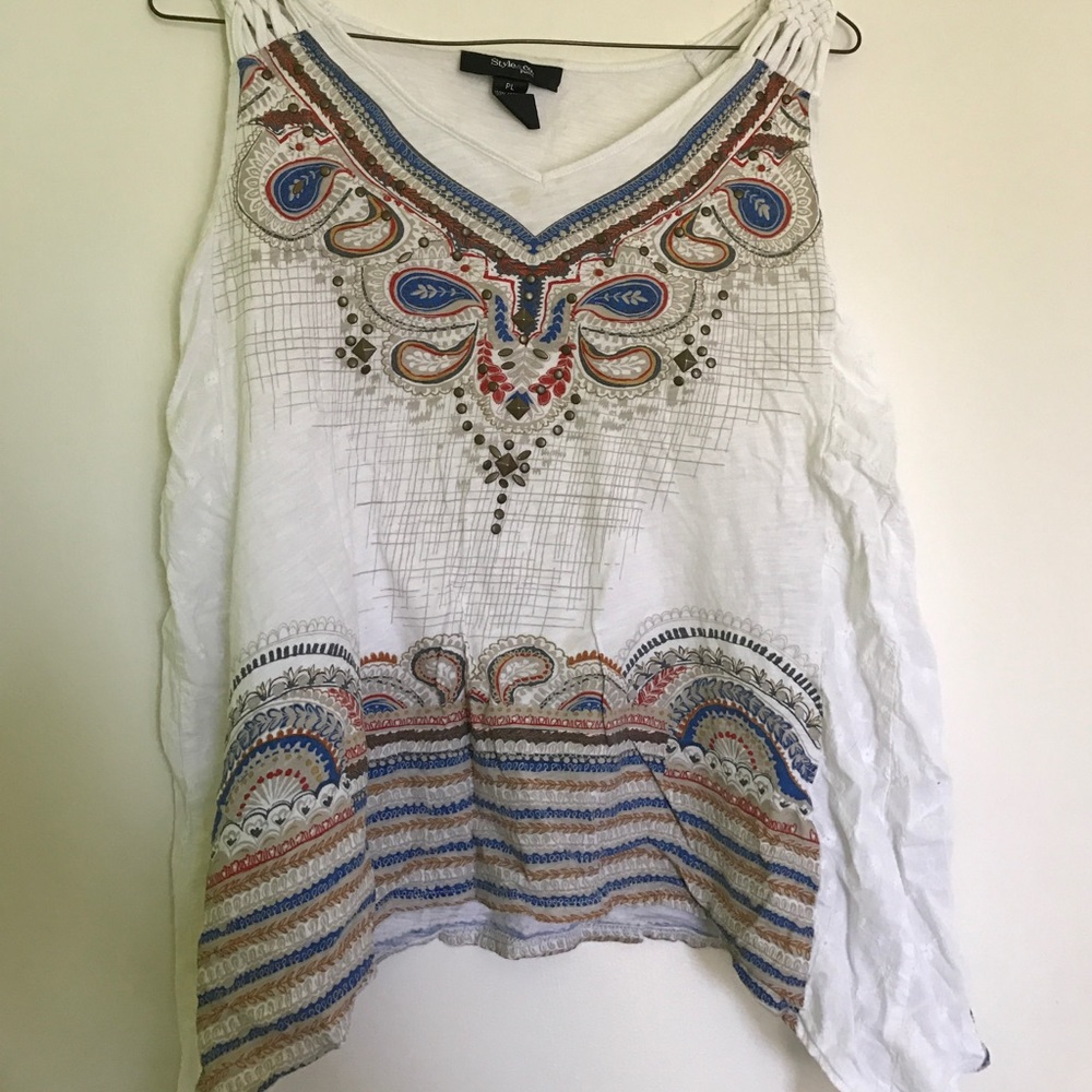 Beaded tank top