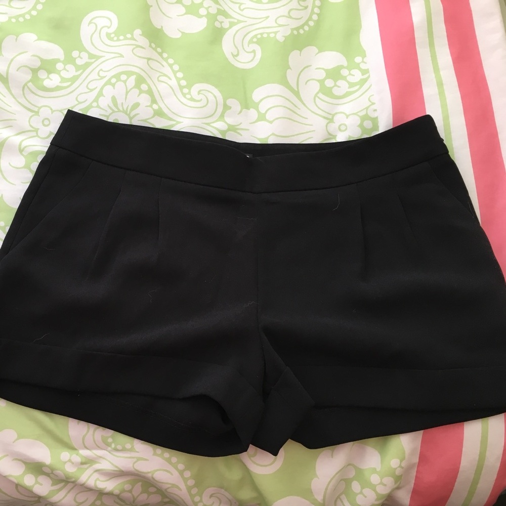 Express dressy black shorts