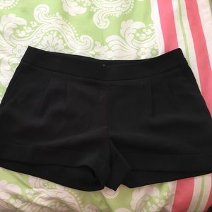 Express dressy black shorts