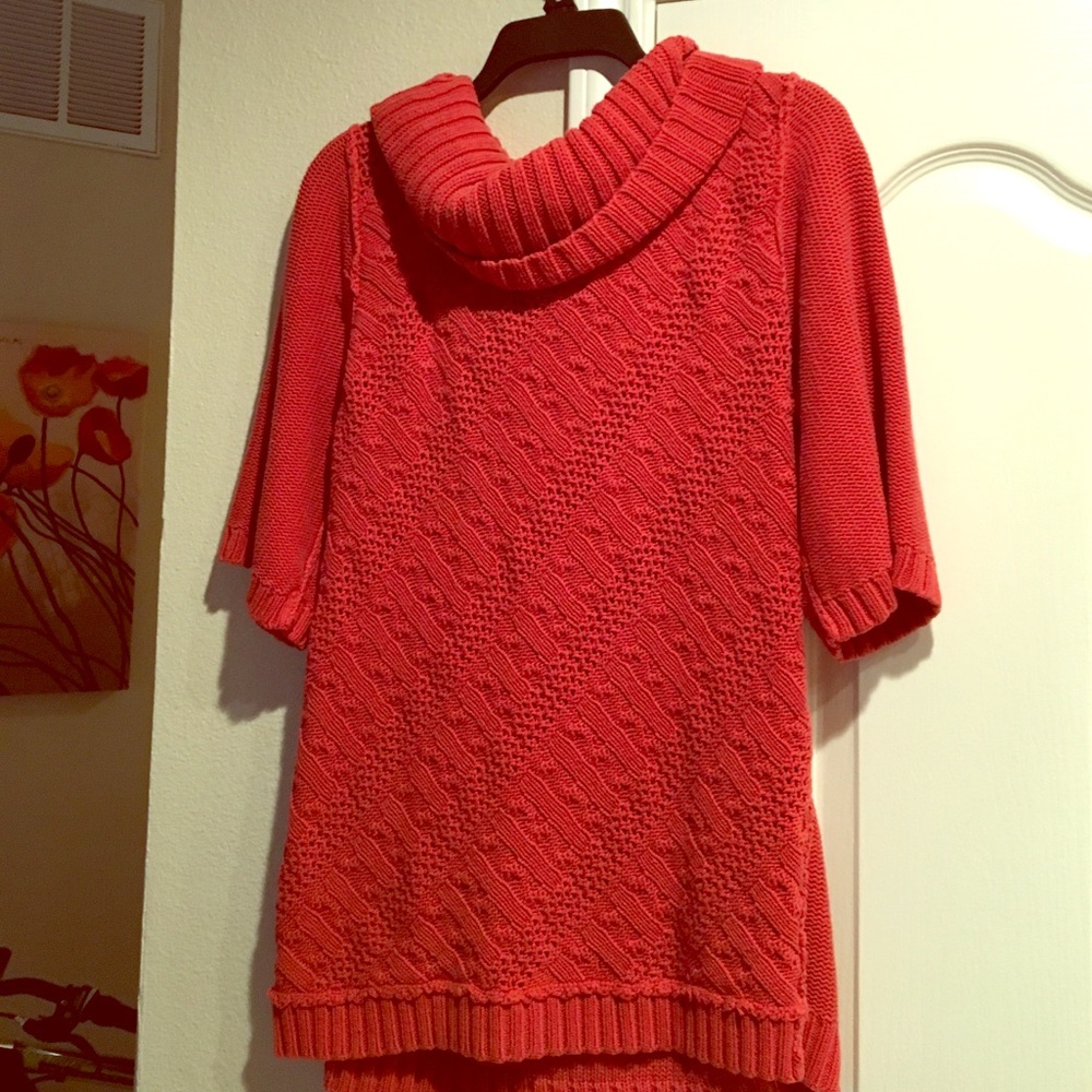 Orange sweater size large