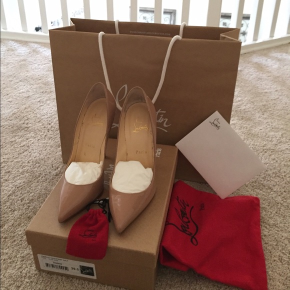 Christian Louboutin Pigalle 120mm Nude 39.5 - Picture 1 of 7