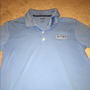 Adidas golf shirt. Blue and fitted!