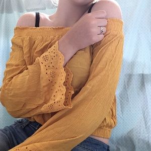 Off-the-shoulder Hippie/Boho Top