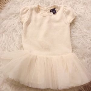 Baby Gap Knit + Tulle Dress