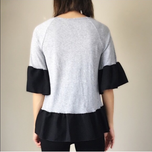 SALE Casual Chic bell sleeve ruffle flare top - Picture 3 of 3