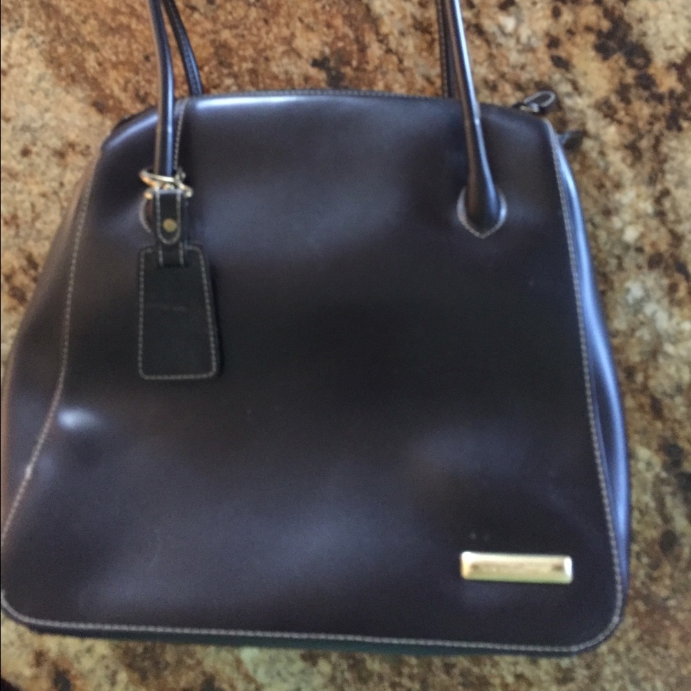 Black Leather Purse