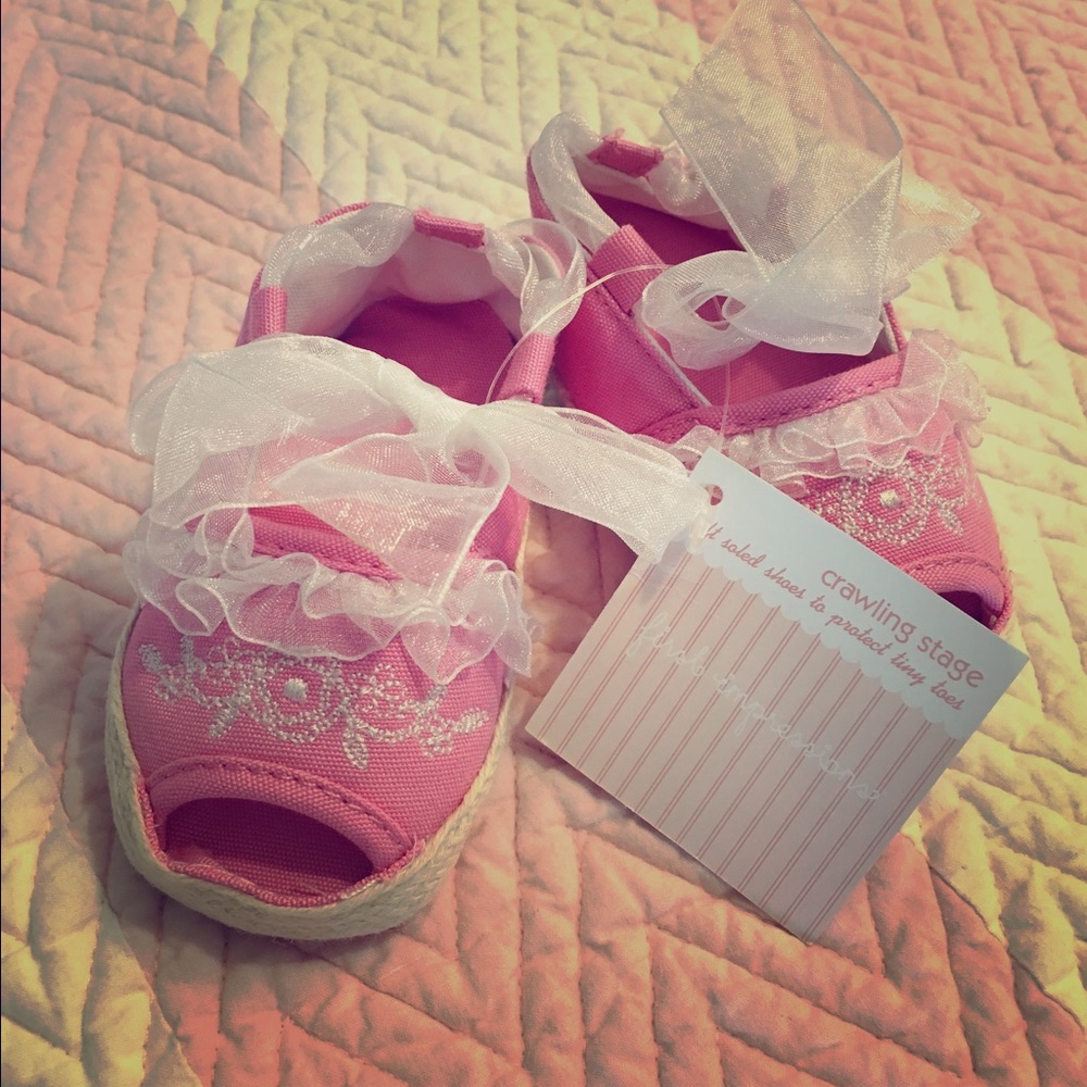 First Impressions Baby Girl Espadrilles/Sandals