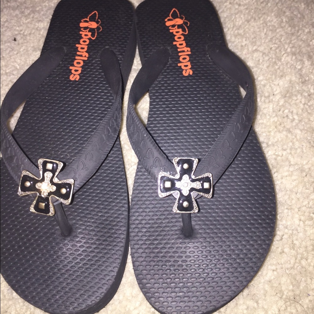 Popflops Wedge Rubber Flip Flops