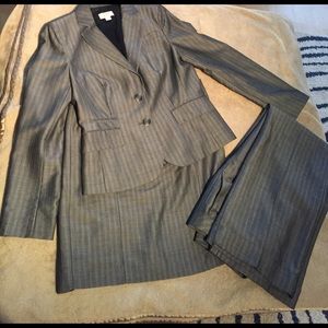 Ann Taylor Loft 3 Piece Gray Suit