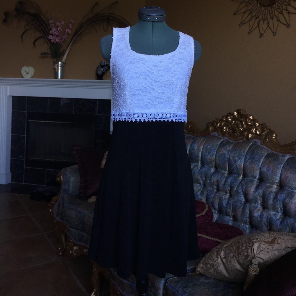 Black and White Dress