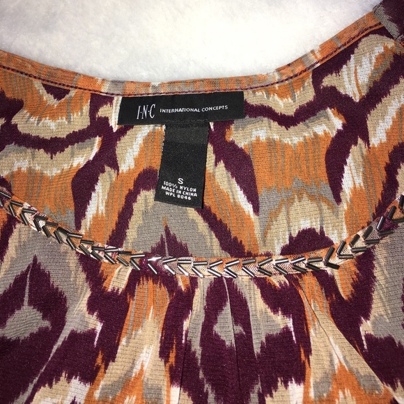 INC Ladie's top/cold shoulder - Picture 2 of 2