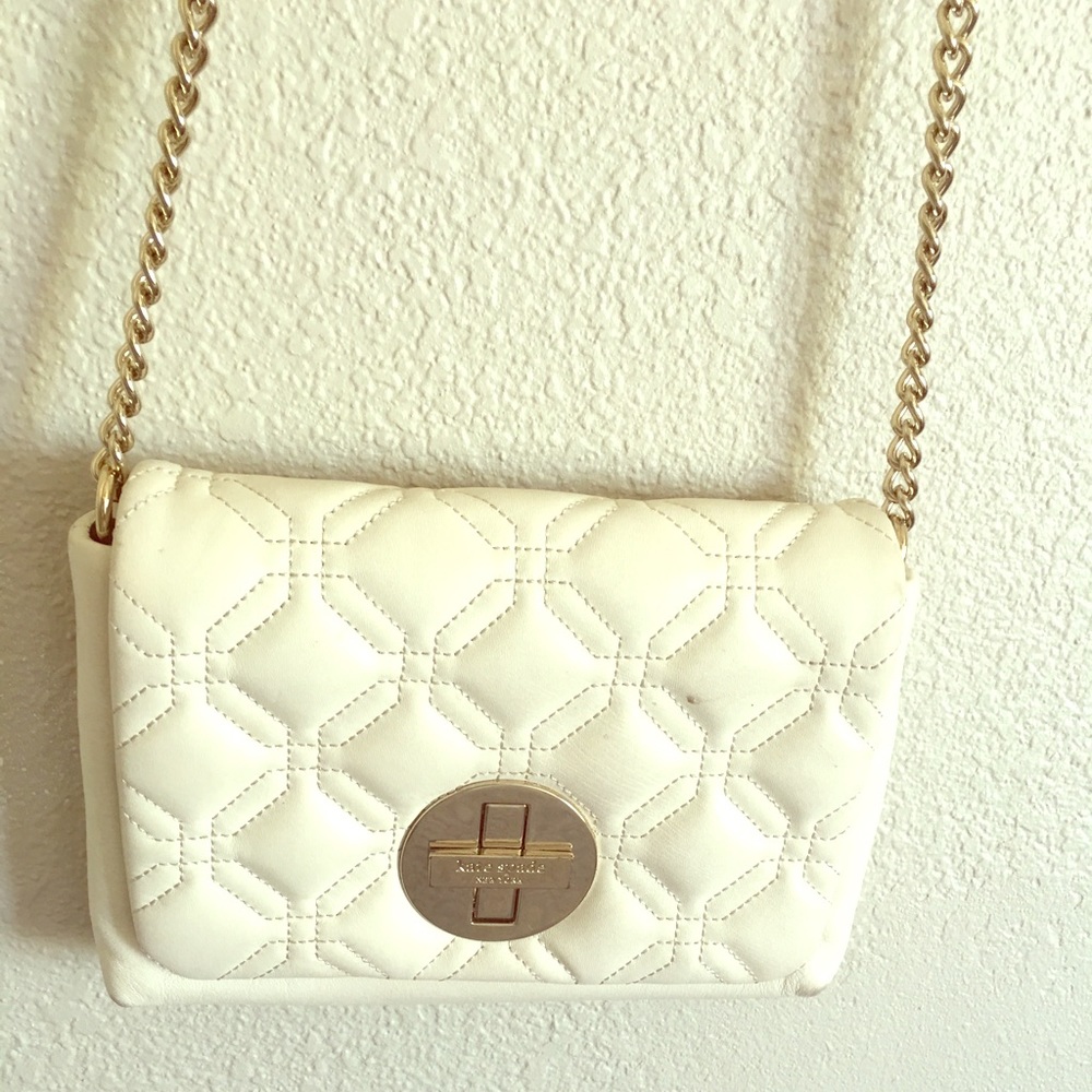 White Kate Spade Crossbody
