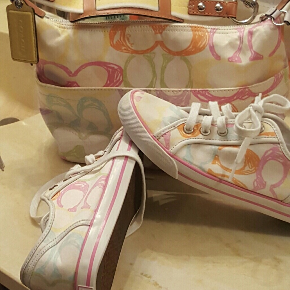 ♡♡SOLD♡♡ 💕Coach Bag and Matching Sneakers