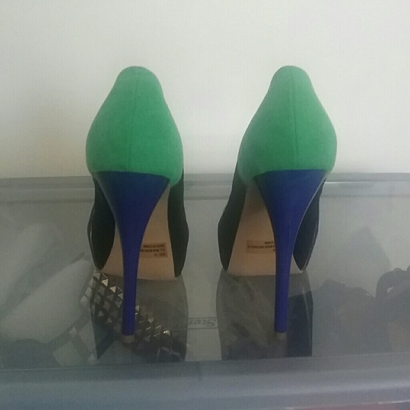 *Sexy Peep Toe Pumps*  Multi Color by Qupid - Picture 4 of 6