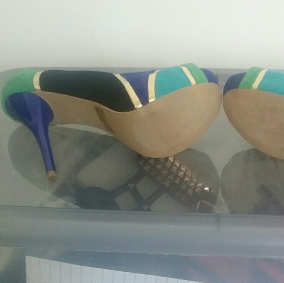 *Sexy Peep Toe Pumps*  Multi Color by Qupid - Picture 6 of 6