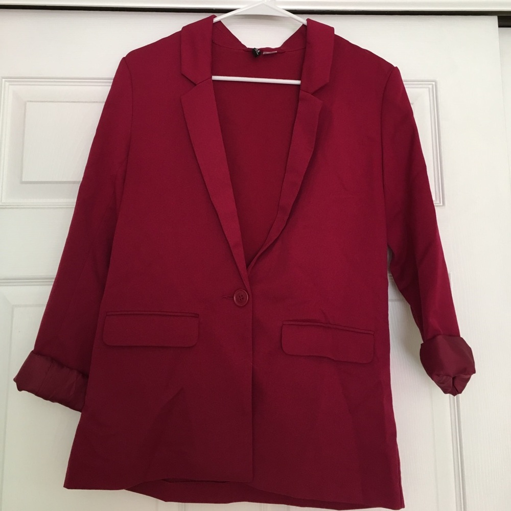 Pink blazer