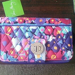 Vera Bradley turn lock wallet