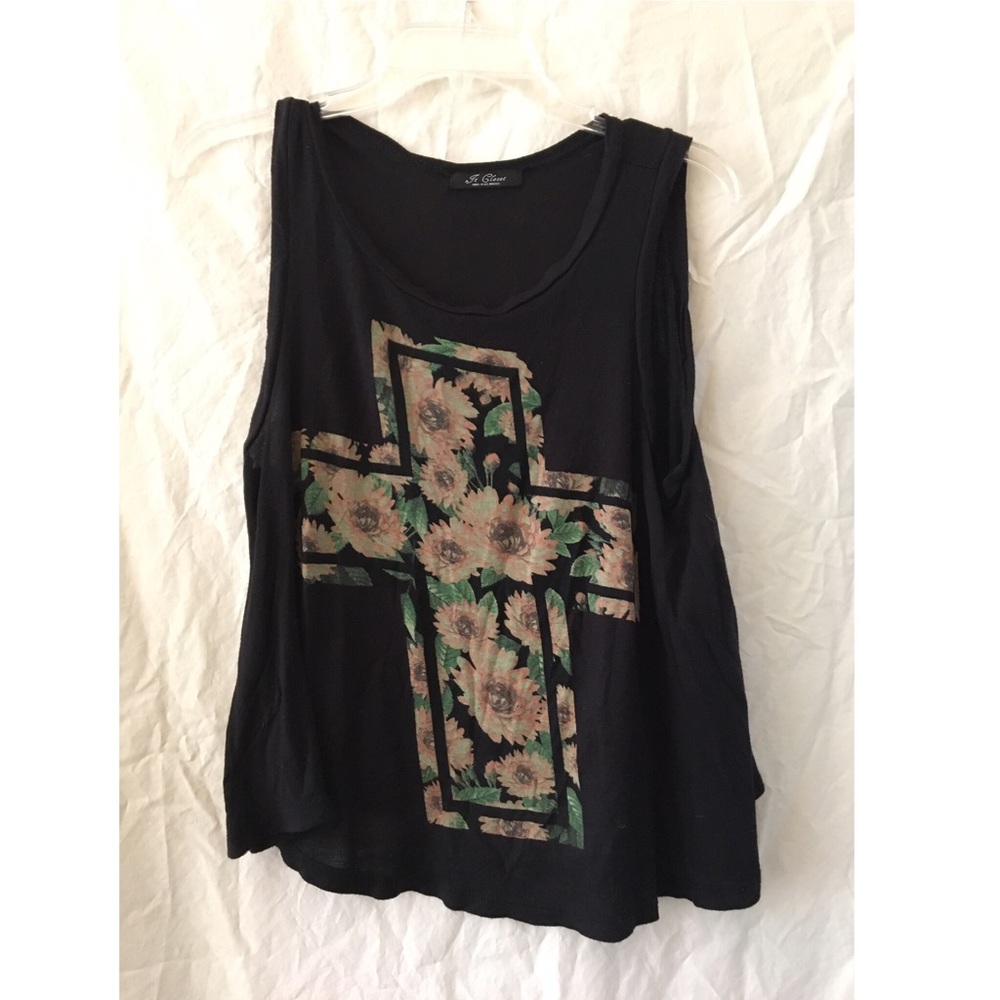 Sunflower Cross Tee
